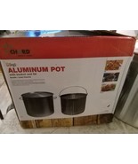 60 Qt. Aluminum Stock Pot With Strainer Basket Frying Steaming Cooking K... - $1,218.78 MXN