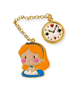 Alice in Wonderland Disney Fantasy Pin: Chibi Alice with Pocket Watch - £15.36 GBP