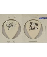 LADY SABRE - VINTAGE OLD CHRIS WARREN TOUR CONCERT GUITAR PICK ***LAST O... - $20.51 CAD