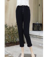 Black Elasticized Waist Pant by HighUSE by Claire Campbell, 4US/8UK/36F/... - £69.28 GBP