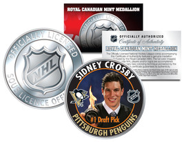 2005-06 SIDNEY CROSBY Royal Canadian Mint Medallion NHL DRAFT PICK Rooki... - £9.40 GBP