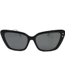 Christian Dior Sunglasses Black MISSDIOR B5F Smoke Mirror Cat Eye w/ Case - $245.00