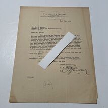 Beaumont Texas Letter 1929 T. V. Smelker &amp; Company 1929 political  - €18,09 EUR