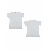 2 Camisetas Intimo De Niño Cuello Redondo Media Manga Algodón Liabel 038... - $14.10
