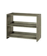 Supplier PD-790E-AG Louver Small Bookcase In Antique Grey Finish - $134.40