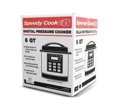 Stainless Steel Digital Electric Pressure Cooker, Slow Cooker 6 Quart New - $129.19