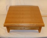LOCAL PICKUP Mini Writing Desk W/one pull out drawer angled 26 x 23.5 x ... - $24.30