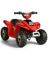 6V Kids Electric ATV 4 Wheels Ride-On Toy-Red - Color: Red - $134.10 CAD