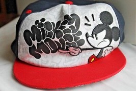 Mickey Mouse Graphic Edge DisneyParks Disneyworld Embroidered Authentic cap hat  - £7.06 GBP