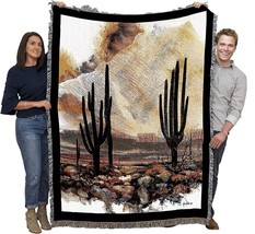 Sonoran Sentinels Blanket By Adin Shade - Southwest Scenic - Gift For Horse - £60.12 GBP