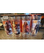 New Set of Four (4) Star Wars 10oz. Drinking Glasses     (#2) - $300.14 MXN