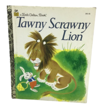 Tawny Scrawny Lion Little Golden Book Vintage 1952 HC FE Copy 1980 Children - £14.99 GBP