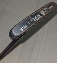 Acushnet Bullseye 35R Old Standard Black Putter Made in the USA 34.5&quot; RH - $19.79