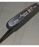 Acushnet Bullseye 35R Old Standard Black Putter Made in the USA 34.5&quot; RH - $26.94 CAD
