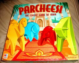 Parcheesi The Classic Game of India 2001 Milton Bradley Board Game -Complete - £26.75 GBP