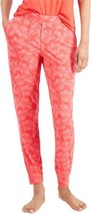 Alfani Womens Ultra Soft Knit Pull-on Jogger Pajama Color Coral Plam Size XS - £20.53 GBP