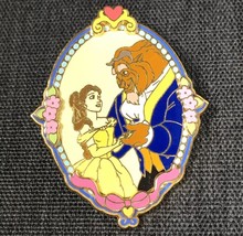 Beauty and the Beast Disney Pin 2004 Framed Dancing Belle Princess Dress - £20.36 GBP