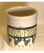 RRP Pottery Folk Art Stoneware Crock Robinson Ransbottom - €50,63 EUR