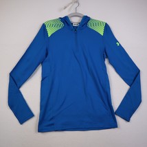 Under Armour Fitted Hoodie Pullover Youth XL Blue Lightweight Long Sleeve - £14.22 GBP