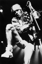 Guns 'N Roses Axl Rose On Stage Performing with American Flag Over Shoulder 24x1 - $23.99