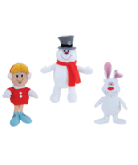 Set of 3 Frosty Plush Toys: Snowman, Karen, Hocus Pocus Rabbit 9-11 inch... - £27.80 GBP