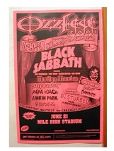 Black Sabbath Poster Ozzy Osbourne Handbill Slipknot Poster Vintage - $179.99