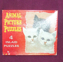 set of [4} childerns vintage inlaid puzzles {animal puzzles} - $39.60