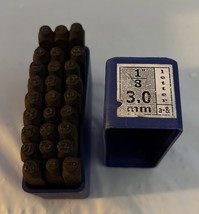 NEW 27 Piece 1/8” - 3mm Letters And &amp; Punch Set For Jewelry Leather Crafts - $218.90 MXN