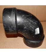 4&quot; ABS 45 Degree Elbow Glue Black Nibco 5807 NSF-dwb Construction NOS US... - $21.25 CAD