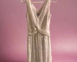 NWT Dressbarn Lace Dress Size 8 White Sleeveless V neck Summer Spring Ea... - $36.62