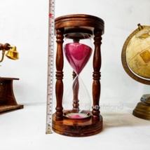 Sand Timer Hourglass - 30 Minutes Timing Vintage Style Exquisite Handmade Wooden - £71.19 GBP