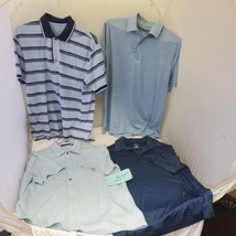 Lot of 4 Mens George M 38-40 & Other Short Sleeve Polo T-Shirt - £31.65 GBP