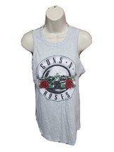 Guns n Roses Womens Medium Gray Sleeveless TShirt - £15.27 GBP