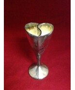 His &amp; Her Silver Plated Inscribed Toasting Cups Z3 AM - $338.70 MXN