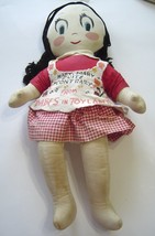  1950&#39;s Gund Mary Mary Quite Contrary From Babes in Toyland  Cloth Doll  - £118.86 GBP