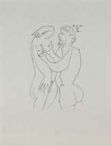 &quot;Le Gotta du Bonheur-8.10.64.X&quot; Di Pablo Picasso Litografia 12 3/10.2cmx25.4cm - £191.65 GBP