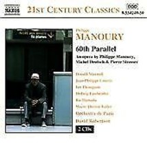 Jean-Marc Salzmann : Manoury - 60th Parallel CD Pre-Owned - £11.95 GBP
