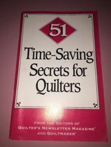 Successful Quilting &amp; Time Saving Secrets For Quilters Paperback Book-RARE - £11.74 GBP