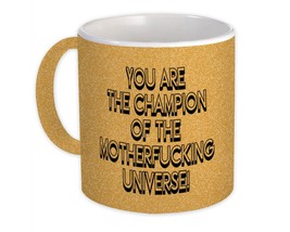 Champion of the Universe : Gift Mug MOFO Fun Friend Coworker - £12.78 GBP