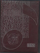 1953 The Bulldog Yearbook-Waller High School, Waller, TX-unsigned - £19.65 GBP