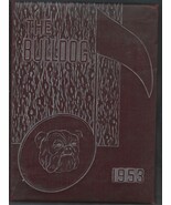 1953 The Bulldog Yearbook-Waller High School, Waller, TX-unsigned - $25.00