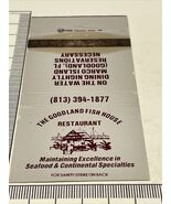 Matchbook Cover The Good land Fish House  Restaurant  Marco Island, FL  gmg - $17.35 CAD