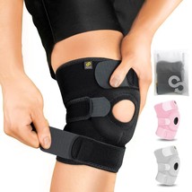 Bracoo Adjustable Compression Knee Patellar Pad Tendon Support Sleeve Brace - £11.15 GBP
