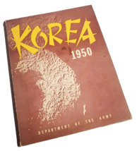 Rare Korea 1950 Department Of The Army Korean War History Book First Edition - £78.65 GBP