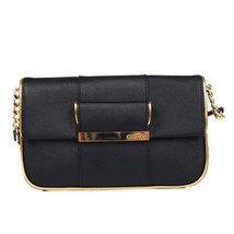 Calvin Klein Black Saffiano Leather Demi Shoulder Handbag - £66.60 GBP