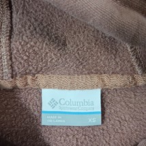 Columbia XL9550 Women's XS Peach Cotton Drawstring Hoodie Pullover Sweatshirt image 3