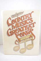 New York Times Country Musics Greatest Songs Hardcover Spiral 1978 - £7.74 GBP