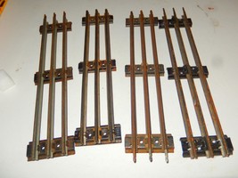 LIONEL POST-WAR - &#39;O&#39; TRACK -  4 STRAIGHTS  -  FAIR - H42 - $3.47