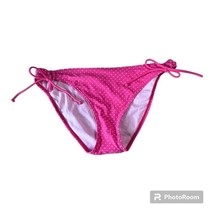 Hula Honey Women&#39;s X-Large Pink Polka Dot Bikini Bottom - £8.55 GBP