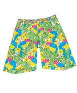 Lilly Pulitzer Happy Bermuda Tipped Waist Shorts Multi Louie Size 2 New NWT - $79.84 CAD
